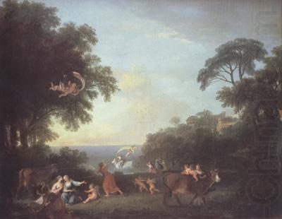 Landscape with the Rape of Europa (nn03), Francesco Zuccarelli